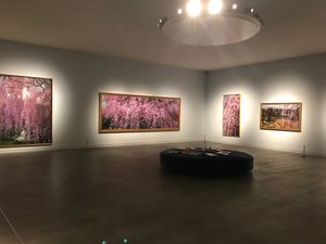 ヤオコー川越美術館、三栖右嗣の桜の絵