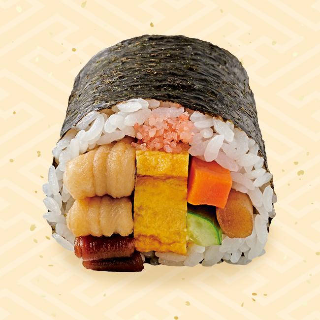 活〆煮穴子入り和風巻