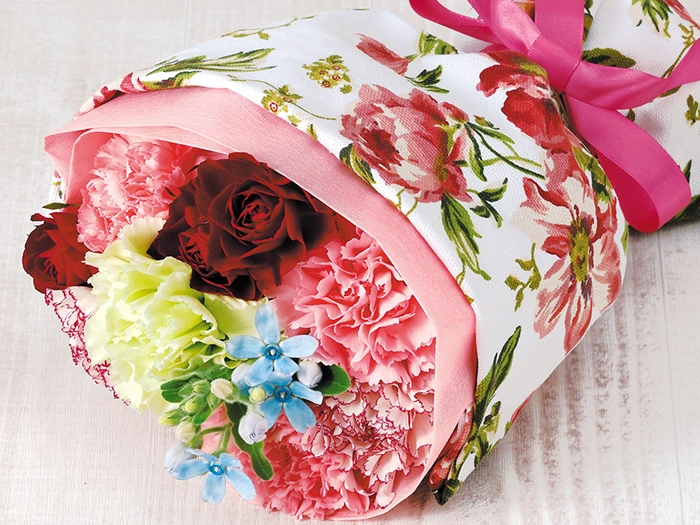 母の日トートバッグブーケ