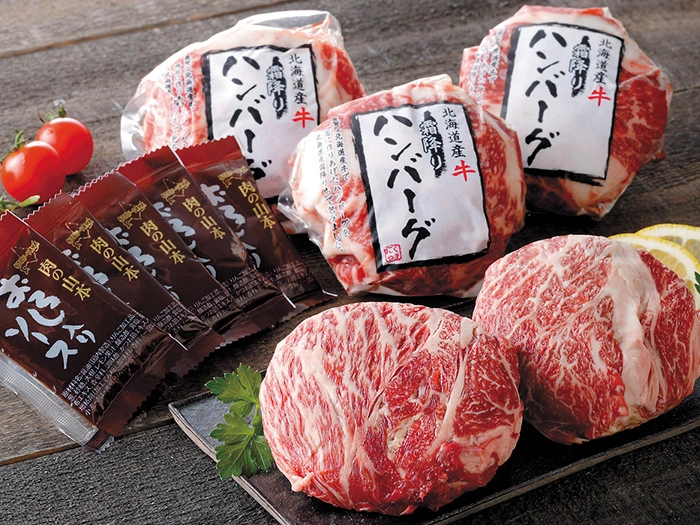 北海道産牛　霜降りハンバーグセット