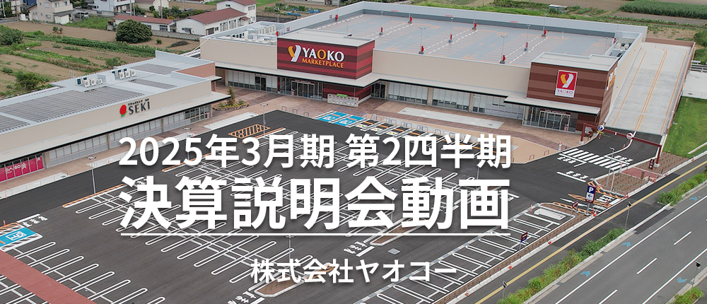 2025年3月期 第2四半期 決算説明会資料　動画