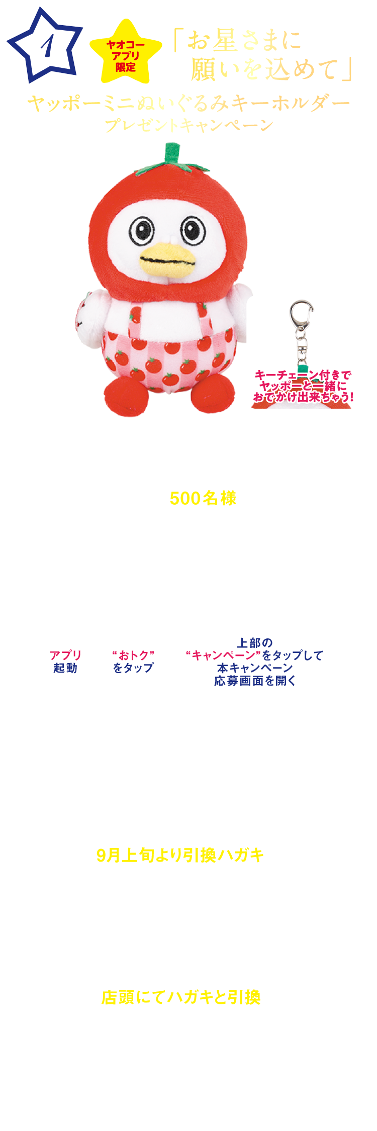「星に願いを」プレゼントキャンペーン