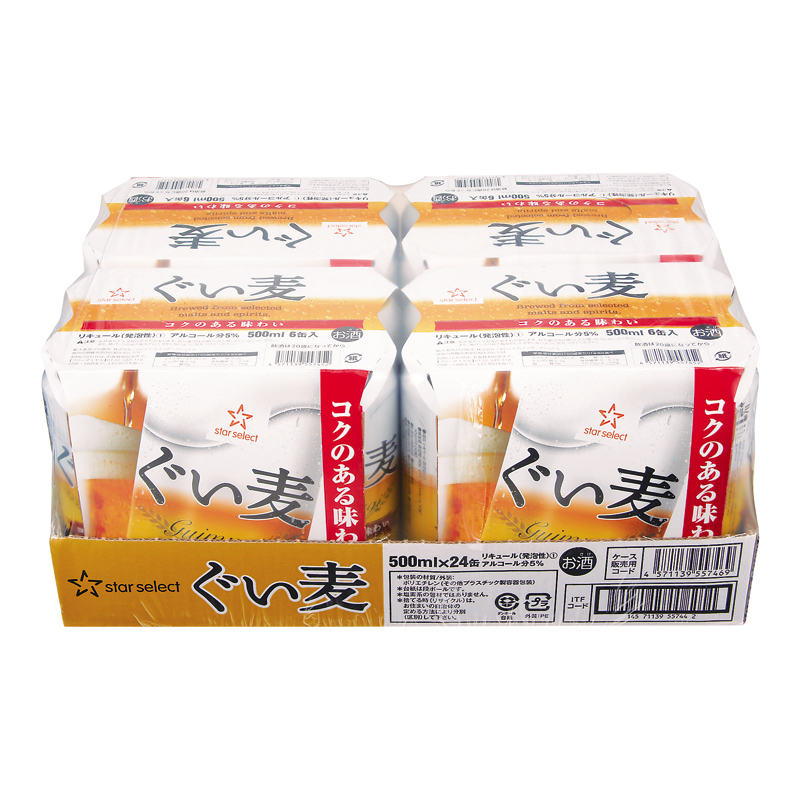 ぐい麦 500ml×24缶