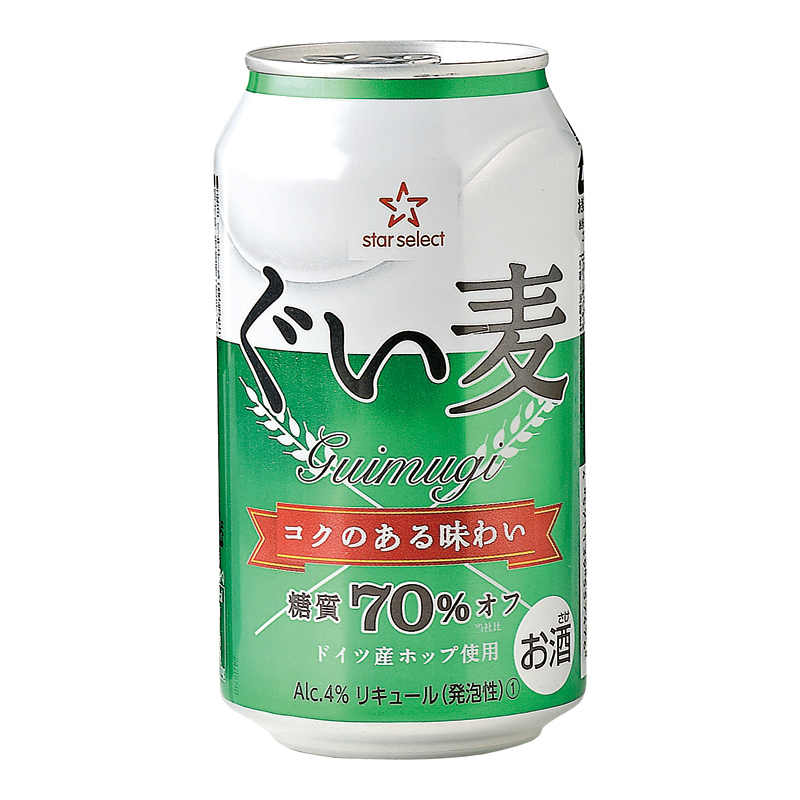 ぐい麦 糖質オフ 350ml