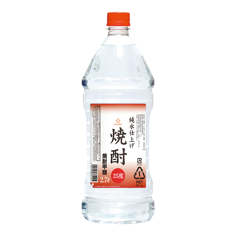 焼酎ペット 25度 4L