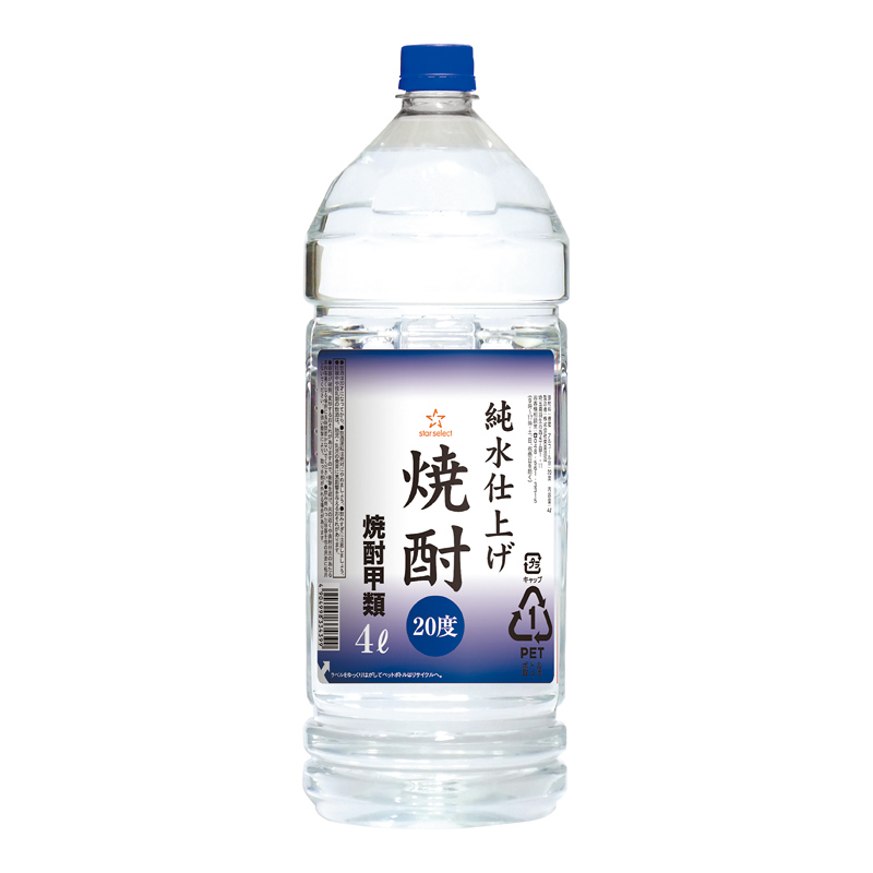 焼酎ペット 20度 4L