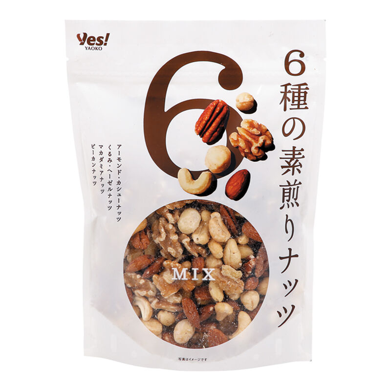 6種の素煎りナッツ 300g