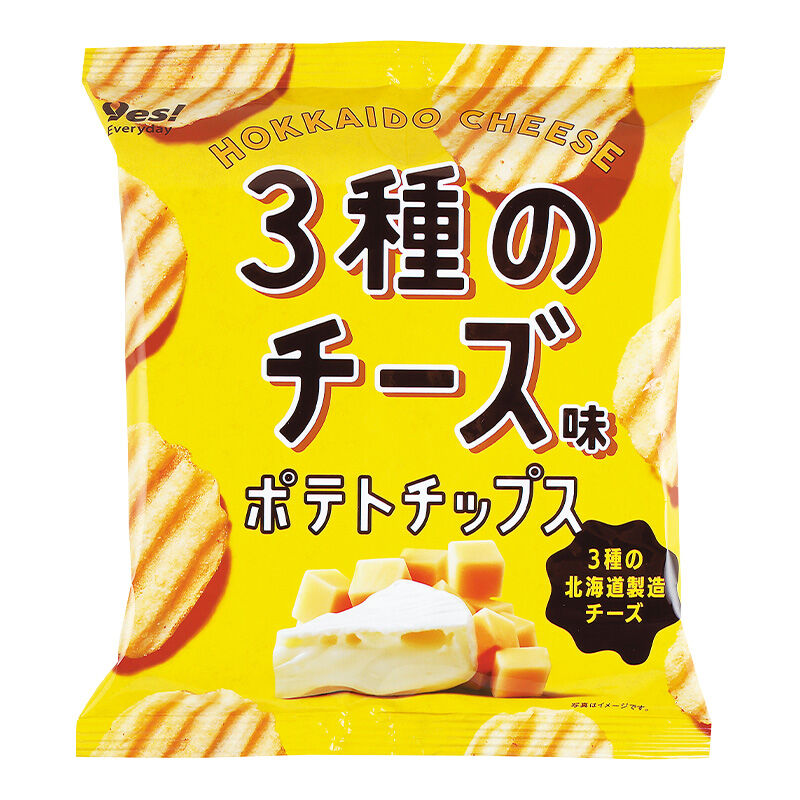 ポテトチップス ３種のチーズ味 45g
