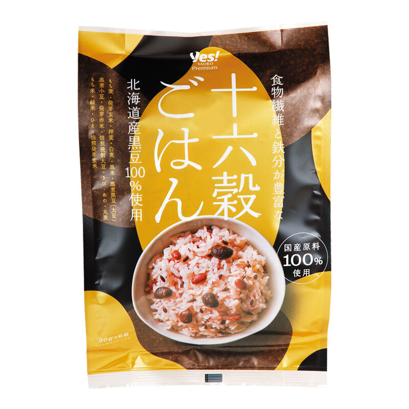 MARKETPLACE　食物繊維と鉄分が豊富な十六穀ごはん　ヤオコーの商品　30g×6袋　ヤオコー