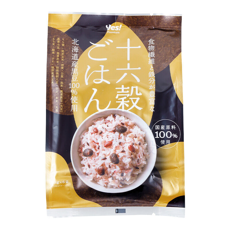 食物繊維と鉄分が豊富な十六穀ごはん 30g×6袋 | ヤオコーの商品