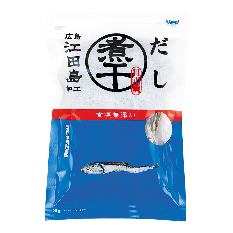 広島江田島加工だし煮干 食塩無添加 95g