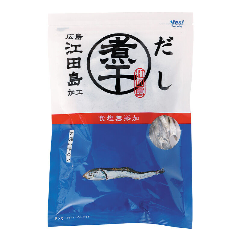 広島江田島加工だし煮干 食塩無添加 95g