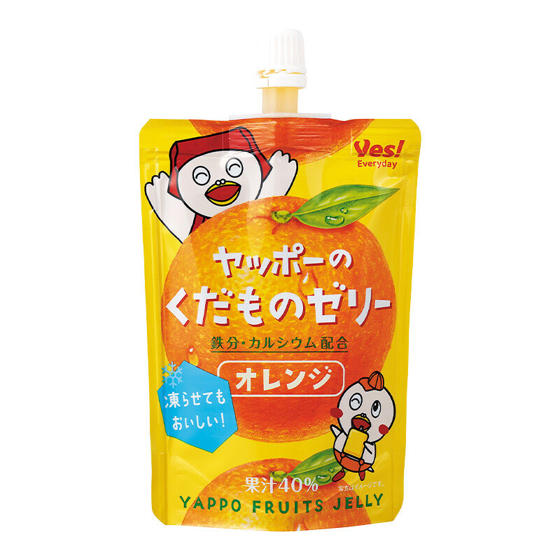 ヤッポーのくだものゼリー オレンジ 130g