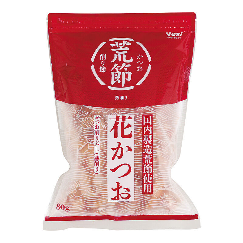 国内製造荒節使用 花かつお かつお削りぶし（薄削り） 80g