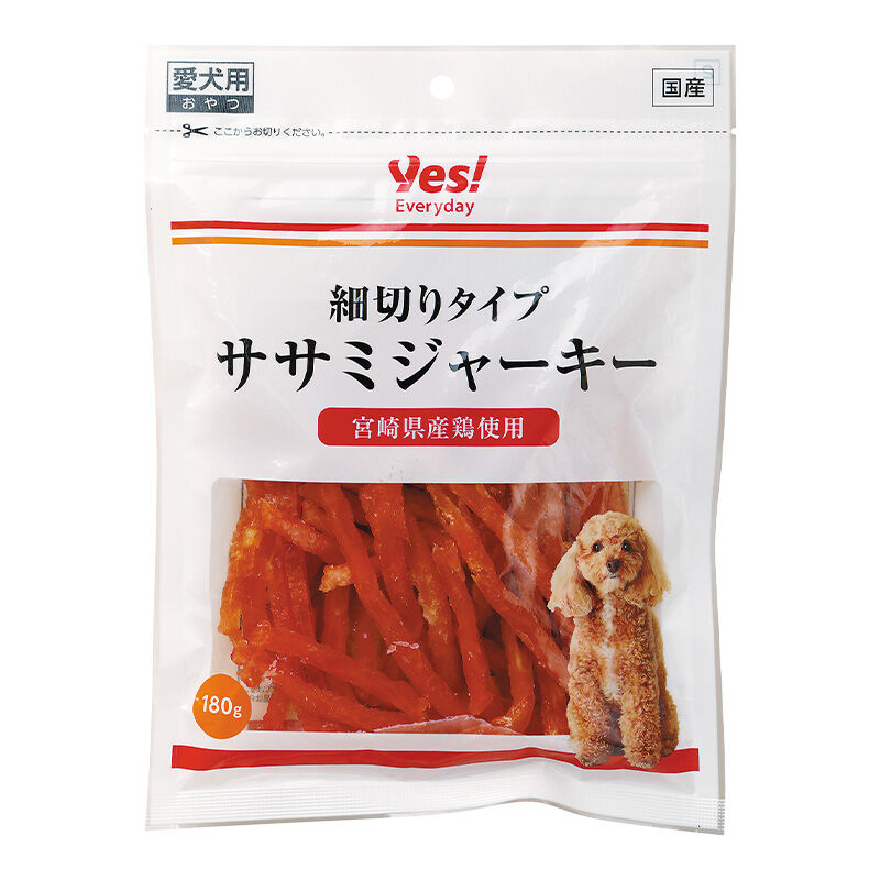 細切りタイプ ササミジャーキー 180g