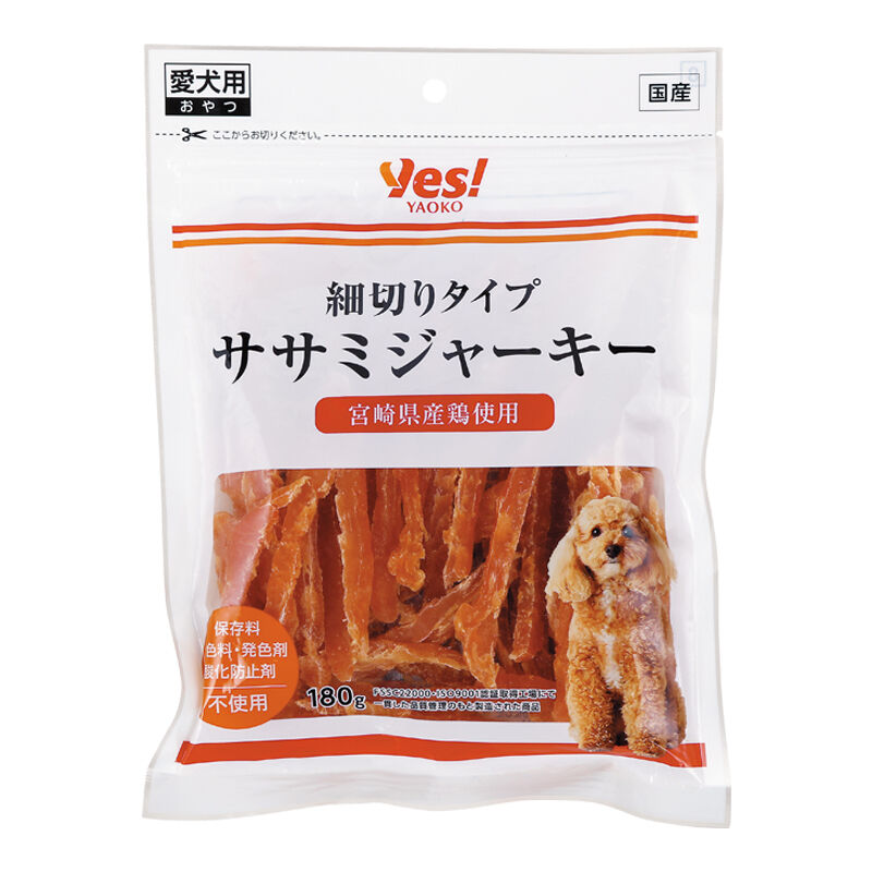 細切りタイプ ササミジャーキー 180g【休売中】 ヤオコーの商品 ヤオコー MARKETPLACE