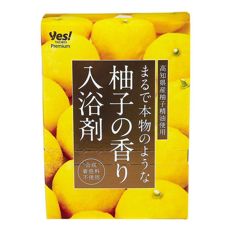 まるで本物のような柚子の香り入浴剤 30g×5包