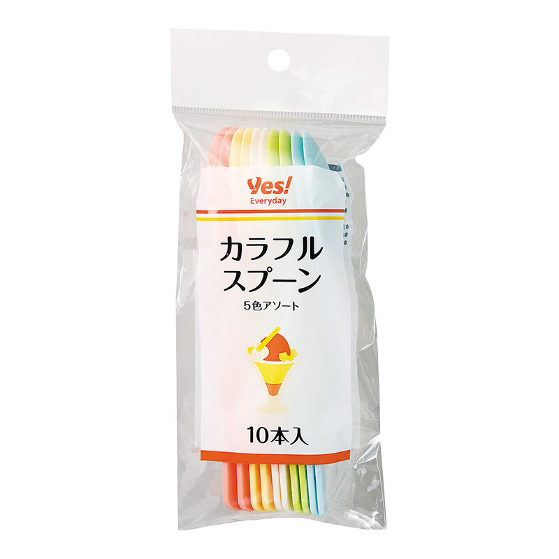 カラフルスプーン 10本入