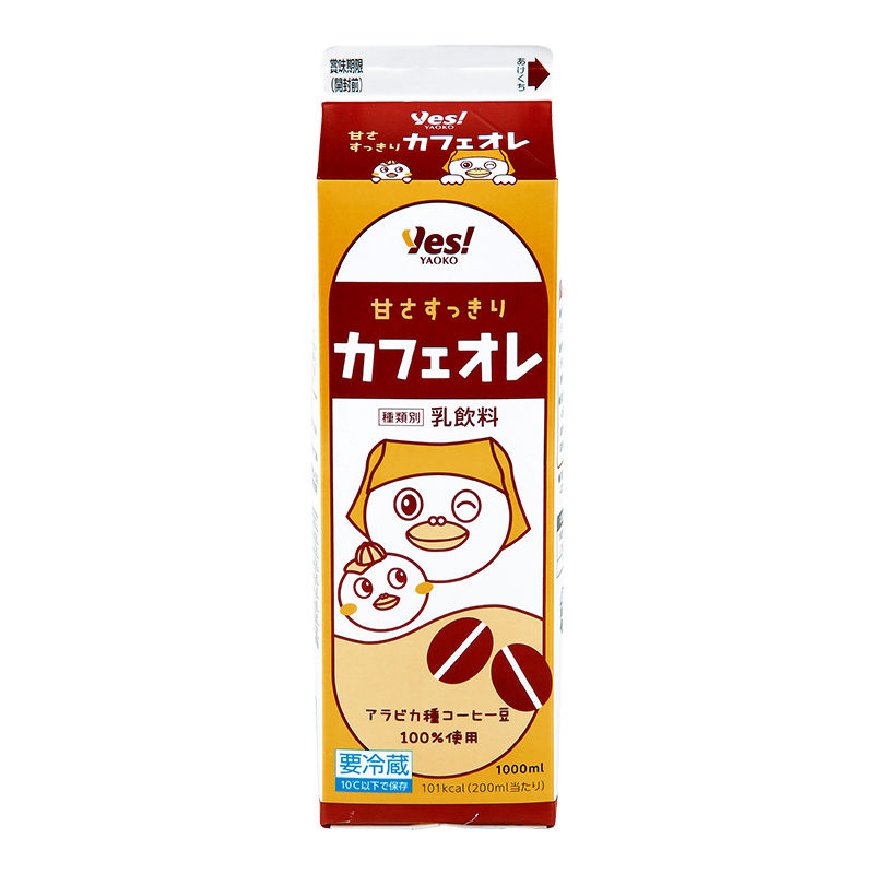 甘さすっきりカフェオレ 1000ml