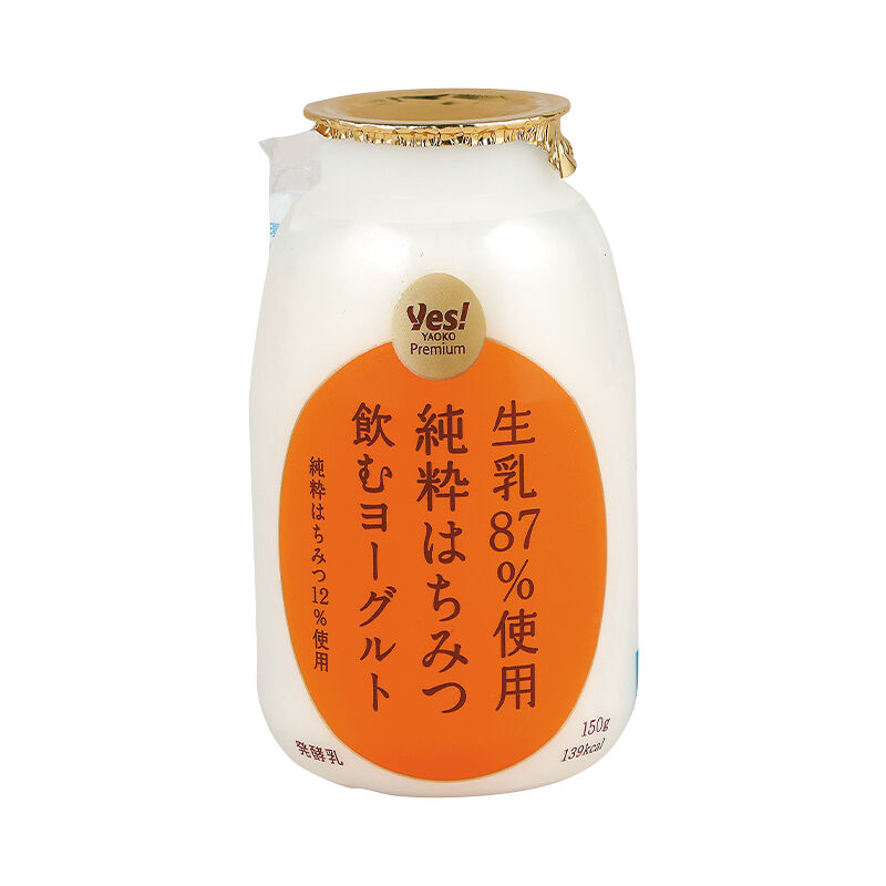 生乳87％使用純粋はちみつ飲むヨーグルト 150g