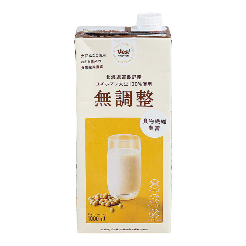 北海道富良野産ユキホマレ大豆100%使用 無調整 1000ml