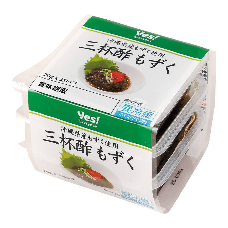 三杯酢もずく 70g×3