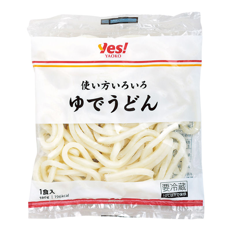 180g　使い方いろいろゆでうどん　ヤオコーの商品　ヤオコー　MARKETPLACE