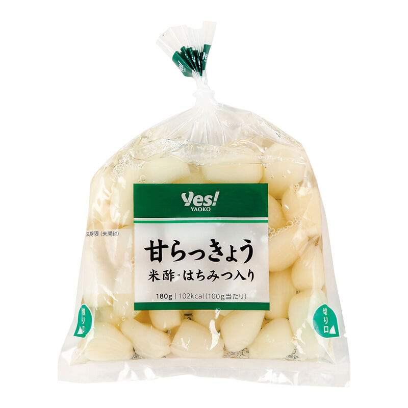 ヤオコー　MARKETPLACE　180g　米酢・はちみつ入り　甘らっきょう　ヤオコーの商品