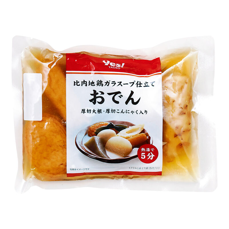 比内地鶏ガラスープ仕立て おでん 460g