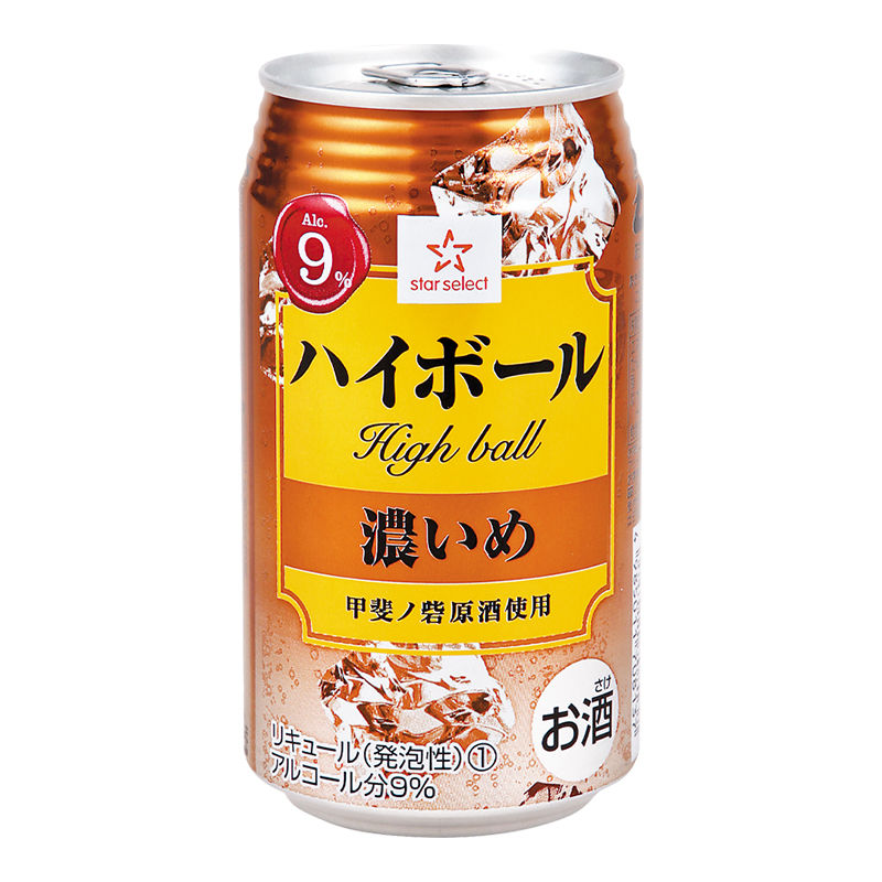 スターセレクト　ハイボール　濃いめ　350ml